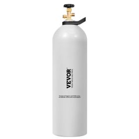 VEVOR CO2 Tank, 15 lbs New Aluminum Alloy Cylinder, CO2 Air Tank with Light Spray Coating, CGA320 Valve, Handle & Adjustable Pressure