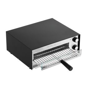 VEVOR Electric Pizza Oven, 12-inch Countertops Pizza Ovens, 572 Fahrenheit Max Temp, 1450W Indoor Pizzas Maker w/Timing & Temp Control