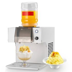 VEVOR Snowflake Ice Machine, 176LBS/24H Snowflake Ice Maker, Ice-Shaver Machine with Stainless Steel Blade, Electric Snow Cone Maker with 0.48Gal